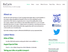 Tablet Screenshot of bycycle.org.uk